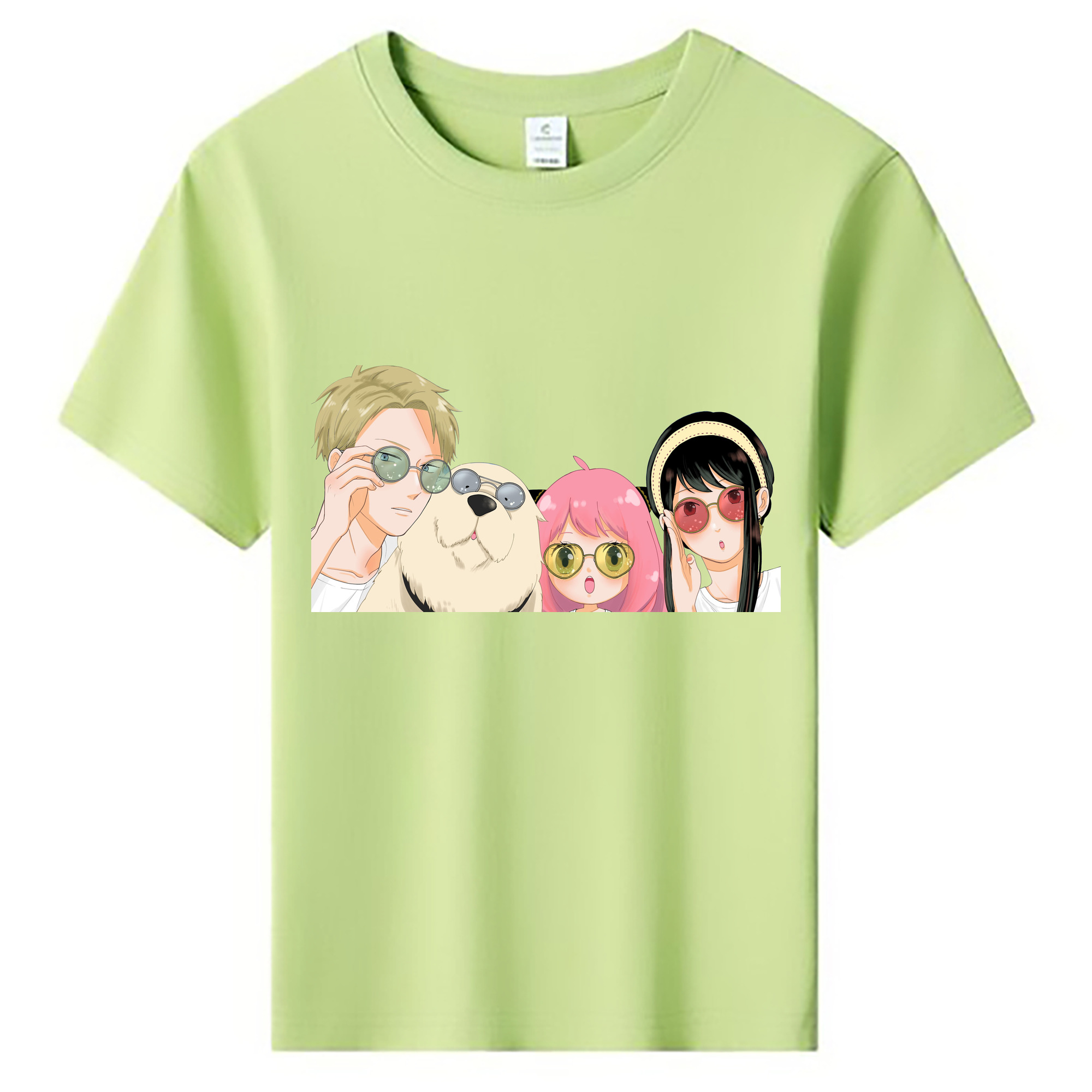 （画像用） SPY×FAMILY间谍家家酒 綿100％キッズTシャツ（フロントプリント）